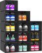 12 Pack Hard Sturdy Thickened Rigid XX Large Shoe Storage Organizer by MCIJRJOI