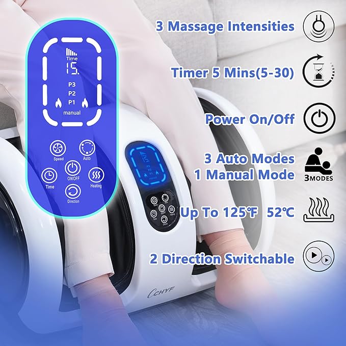 Foot Massager with Heat, Shiatsu Foot Massager - Image 3