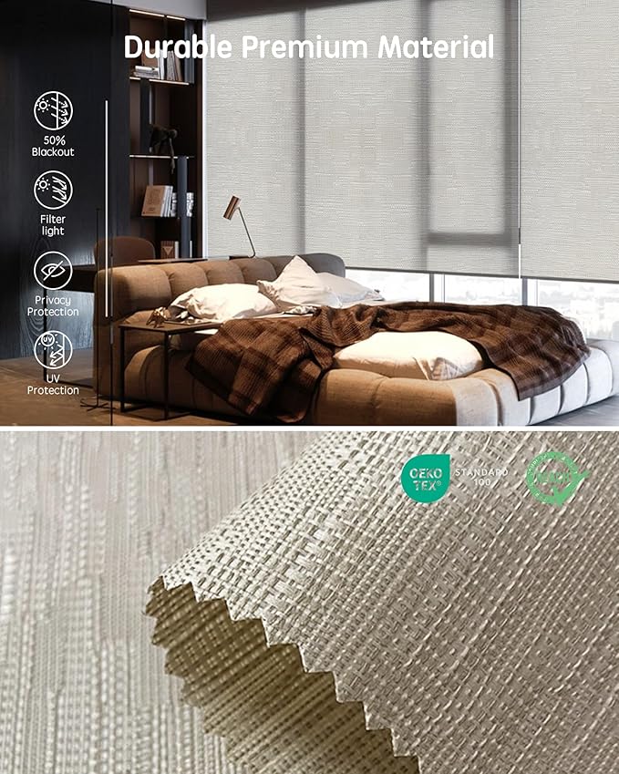 Yoolax Motorized Blinds with Remote, Smart Blinds - Image 6