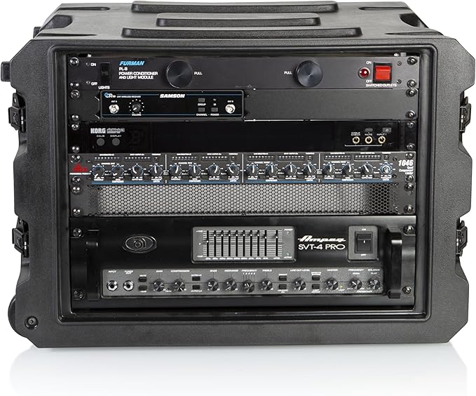 Gator Cases Pro Series 19" Depth 8U Rolling Rack Case - Image 10