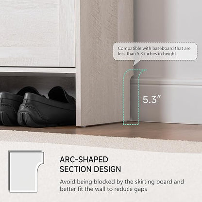 Narrow Shoes Storage Cabinet, Entryway Storage - Image 7
