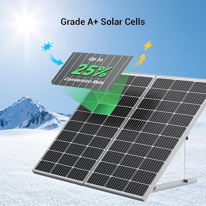 HQST 100W 12V Monocrystalline Solar Panel - Image 3