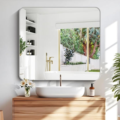 40" x 36"Bathroom Mirror, Decorative Rectangular Vanity Mirror - Image 2