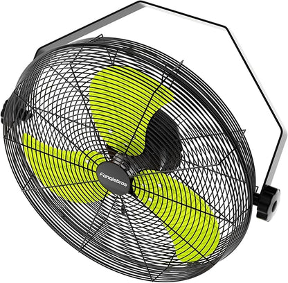 2600 CFM 14 inch Outdoor High Velocity Wall Mounted Fan, 3-Speed Metal Fans by Fanqiebros