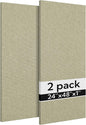 Olanglab Acoustic Panels 2 Pack, Fabric Wrapped Sound Proof Foam Panels by Olanglab