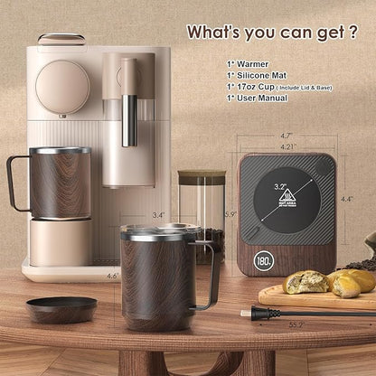 Coffee Mug Warmer & Mug Set for Desk, Smart Coffee Cup Warmer - Image 7