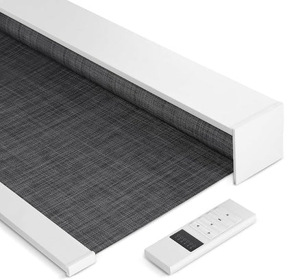 Tipiace Motorized Blinds with Remote Window Roller Shade Wireless Rechargeable by Tipiace