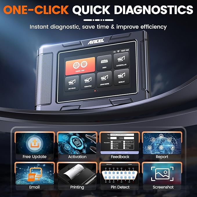 ANCEL HD3600 Heavy Equipment Diagnostic Tool - Image 6