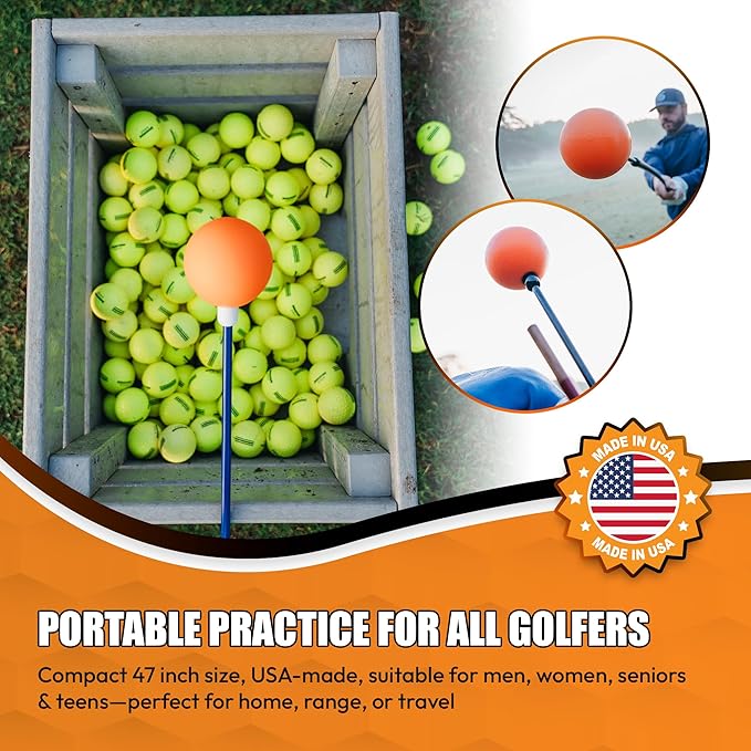 Orange Whip Golf Swing Trainer Aid Patented & Made in USA - Image 6