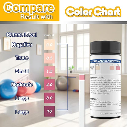 Ketone Urine Test Strips, 150 Strips Urinalysis Test - Image 4