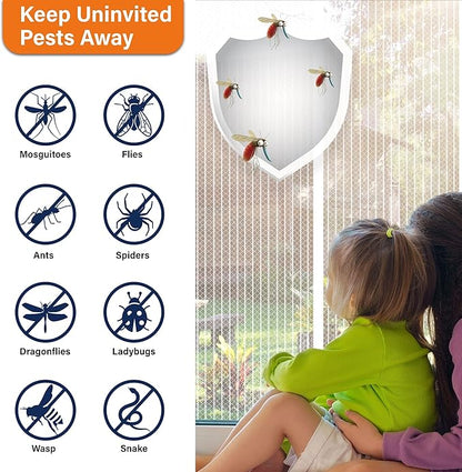Magnetic Screen Door, Self Sealing Magnets, Easy Install Screen Doors - Image 4