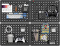 PEGZONE Pegboard Wall Organizer Combination Kit, Overall 33.1"x25.4" Metal by Pegzone