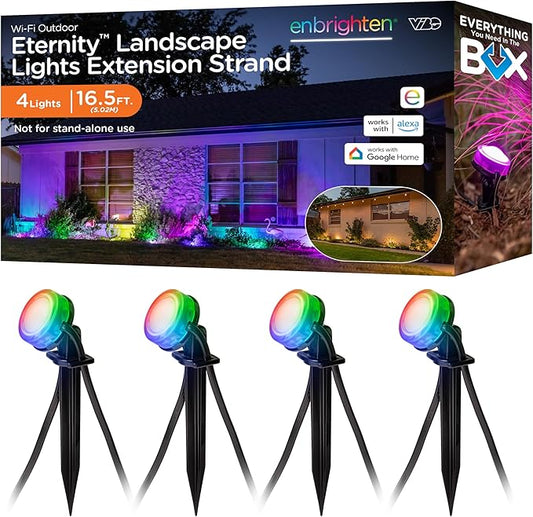 Enbrighten Vibe Eternity Garden Lights, Extension Only, Not by Enbrighten