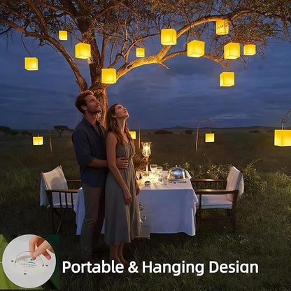 LOFTEK 7-inch LED Cube Night Lights: Rechargeable RGB 16 Colors Changing Light - Image 7
