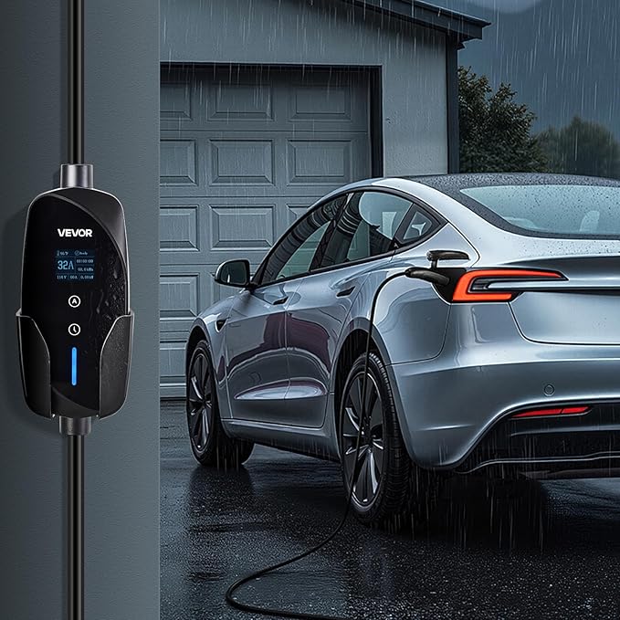 VEVOR Level 2 Tesla Charger, 32 Amp Adjustable Current, 240V Portable Home - Image 8