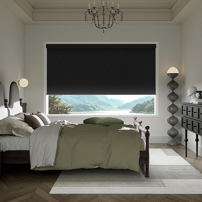 Boolegon Motorized 100% Blackout Roller Blinds - Image 8