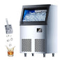 Coolski Commercial Ice Maker Machine, 100lbs/24H Ice Machine, 34lbs Storage by Coolski