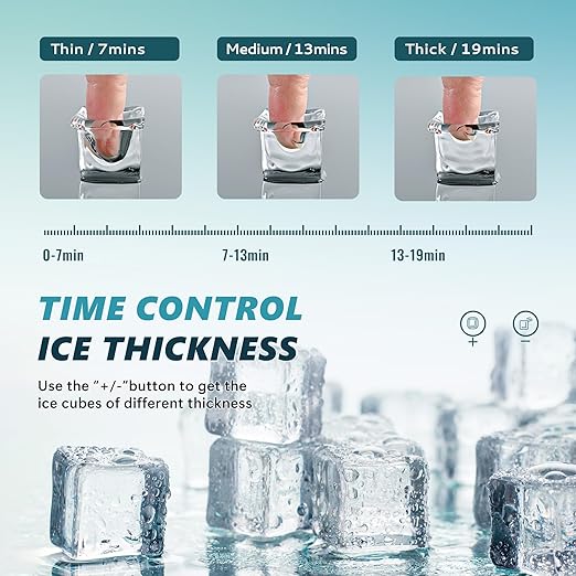 EUHOMY Ice Cube Maker Machine Countertop - Image 4