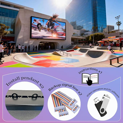 P3 40“x25” Led Sign Programmable Scrolling Digital Display Screen - Image 4