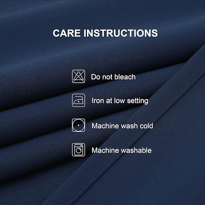 CUCRAF Blackout Curtains for Bedroom -Thermal Insulated Light Blocking Drapes - Image 7