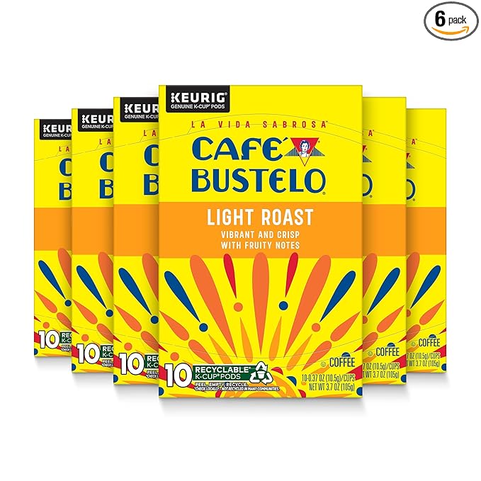 Café Bustelo Light Roast Coffee, 10 Ct. K-Cup pods by Caf%C3%A9Bustelo