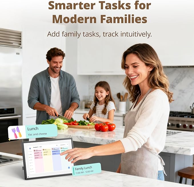 Digital Calendar Touch Screen 10 Inch, Electronic Calendar Chore Chart - Image 3