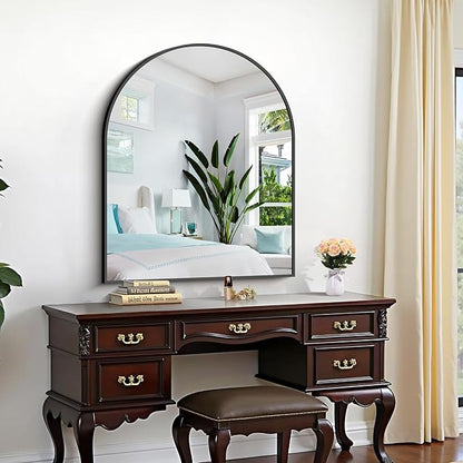 CIRCUMI Arched Wall Mirror, Metal Frame, Large Size - Image 4