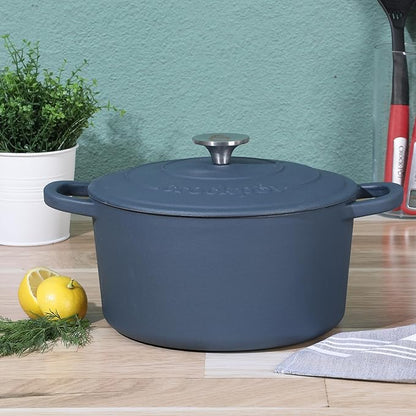 Crock-Pot Artisan 5-Quart Round European Enameled Cast Iron Dutch Oven - Image 2