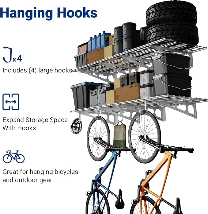 FLEXIMOUNTS 2-Pack 2x6ft Garage Shelving - Image 2