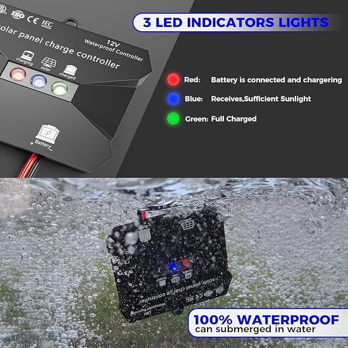 Voltset MPPT Solar Charge Controller : IP65 Waterproof - Image 2