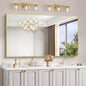 Gold Bathroom Mirror for Wall, 60x30 Inch Rectangle Mirrors by Welcometocofeny