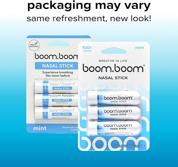 BoomBoom Nasal Stick | Vapor Flow Technology | Cool Refreshing Sensation | - Image 2