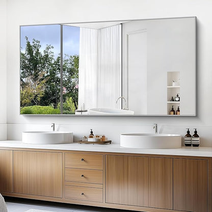 36x72inch Bathroom Mirror, Large Rectangular Wall Mirrors - Image 2