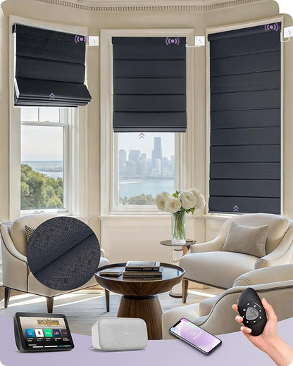 Graywind Smart Roman Shades Compatible by Graywindbeyondshading