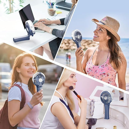 HandFan 2025 Upgraded Portable Misting Fan, Two Button Easy Operation, Handheld - Image 8