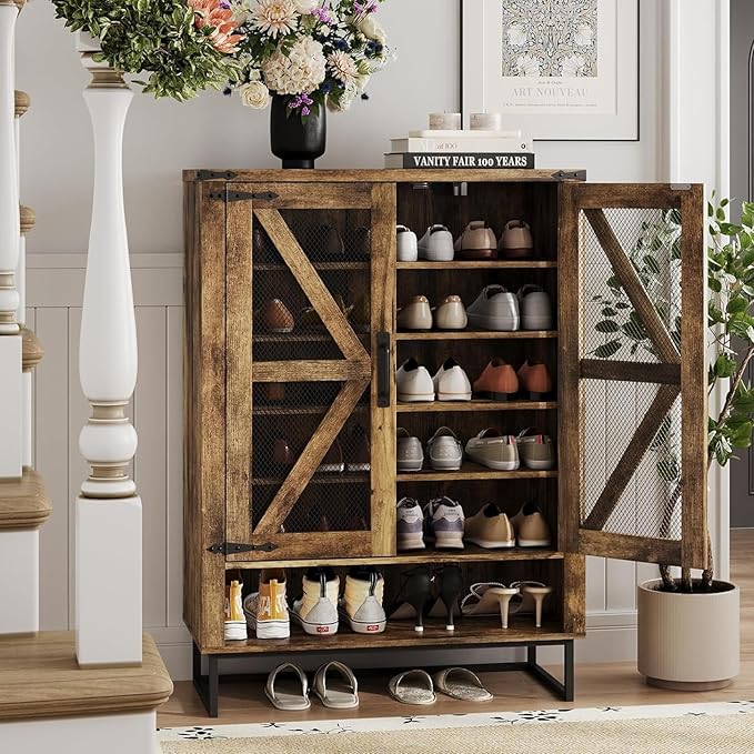 Maupvit 42.1" Farmhouse Shoe Cabinet by MaupvitFurniture