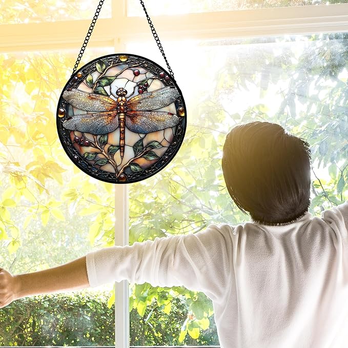 DASTOLL Stained Glass Window Hanging - Image 4