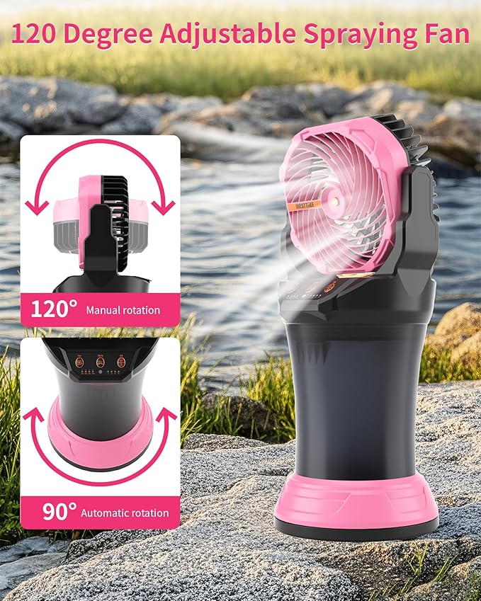 WESTTREE Portable Misting Fan - Image 6