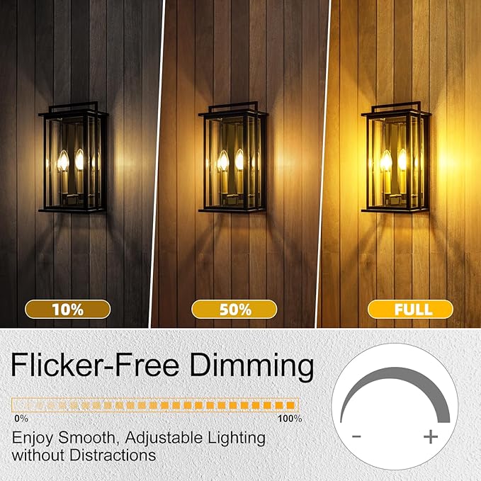 GvvooHome Candelabra Light Bulbs 40 watt Equivalent, E12 LED Bulb Dimmable - Image 4