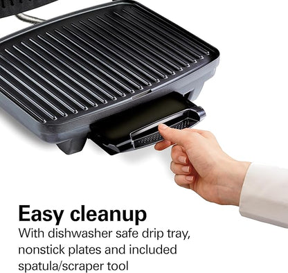Hamilton Beach Panini Press, Sandwich Maker & Electric Indoor Grill, Upright - Image 4