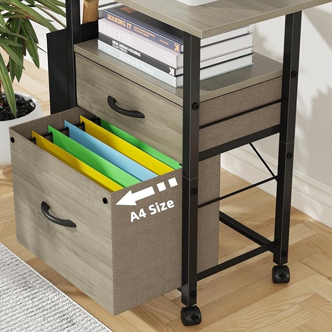 GYIIYUO 2 Drawer File Cabinet - Image 5