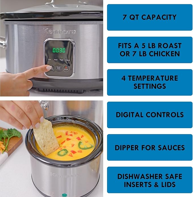 Kenmore 7 Quart Slow Cooker - Image 3