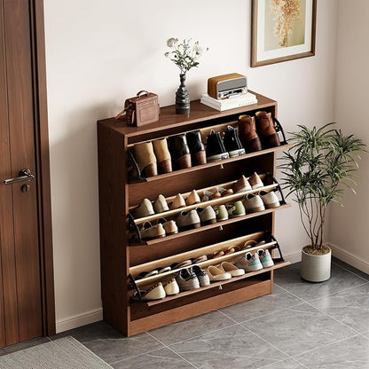 KungFuWood Soild Wood Shoe Storage Cabinet - Image 7