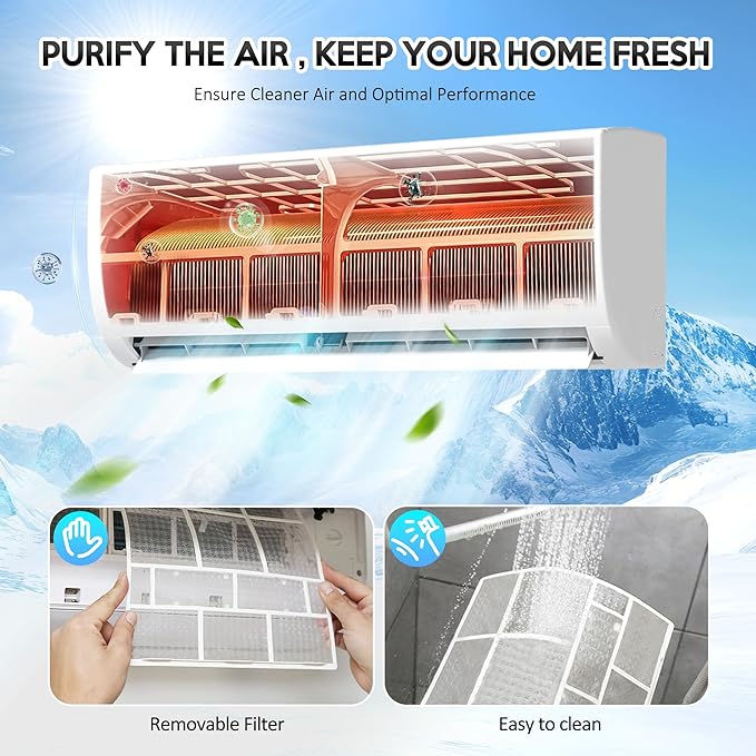 12000 BTU Mini Split Air Conditioner ＆ Heat Pump, 110V/120V Wall Mount Ductless - Image 6