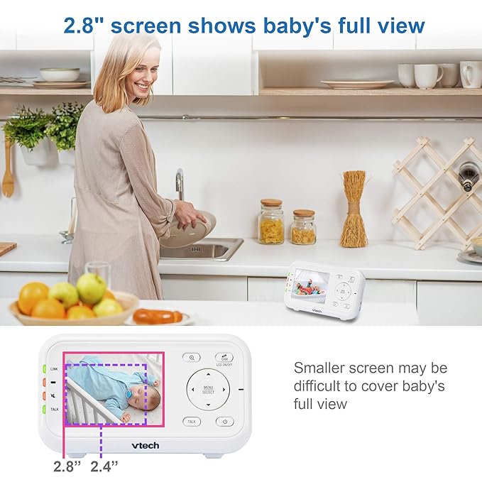 VTech VM3252 No WiFi Video Baby Monitor - Image 4