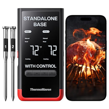 ThermoMaven Smart Bluetooth Wireless Meat Thermometer: Standalone Base by ThermoMaven
