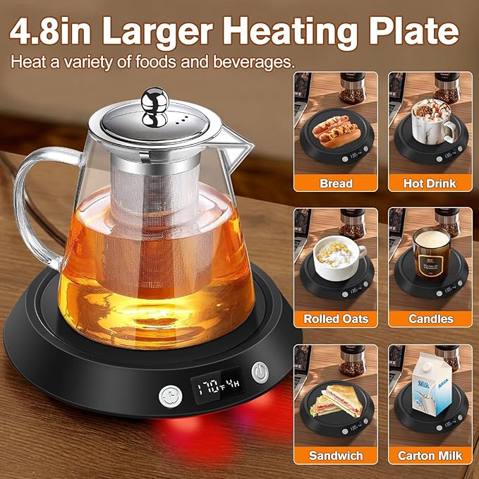 Kepwam Coffee Mug Warmer - 55W Electric Coffee Warmer - Image 6