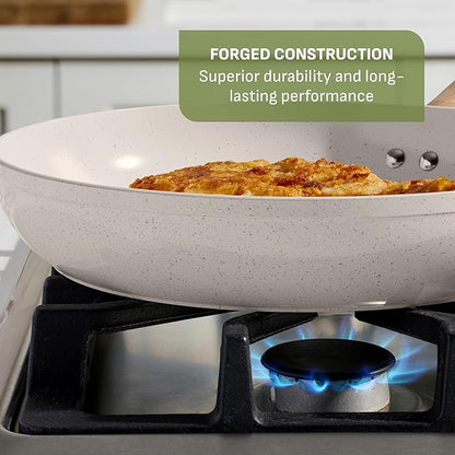 T-Fal Revive Ceramic Nonstick Cookware Set, Oven Safe Up to 350ºF, Includes - Image 4