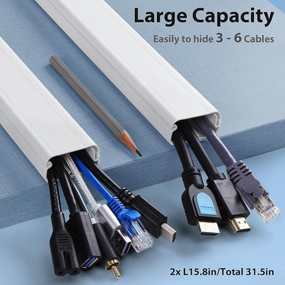 Cord Cover Wall 32in, TV Cord Hider - Image 2