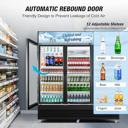 Commercial Beverage Refrigerator, Display Refrigerator - Image 7